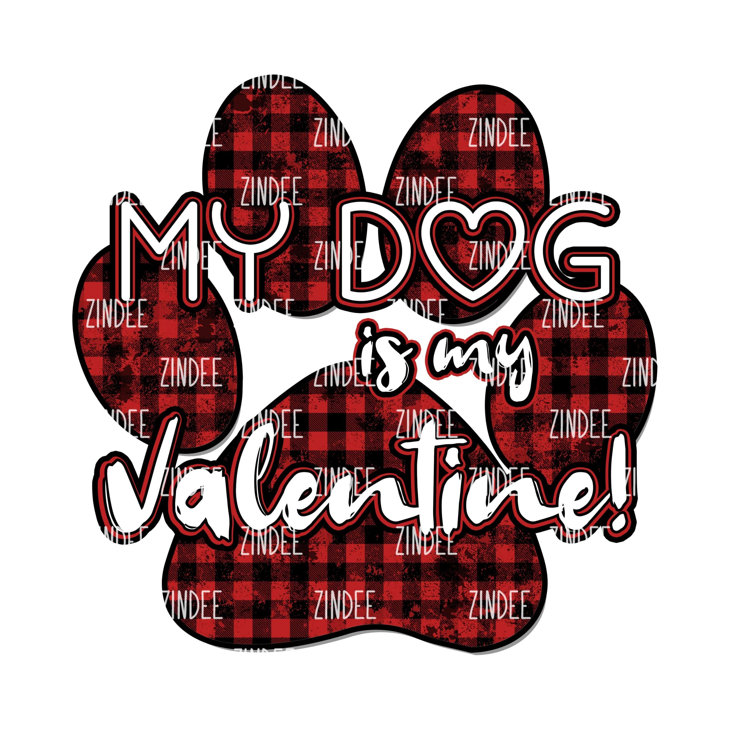 Dog Valentine (HTV ready to press)