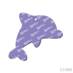Alternative view of Dolphin Baby Acrylic Blank- Sticker- UV DTF (2.5 inch)