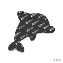 Alternative view of Dolphin Baby – Acrylic Keychain Blank (3") | Optional Sticker or UV DTF