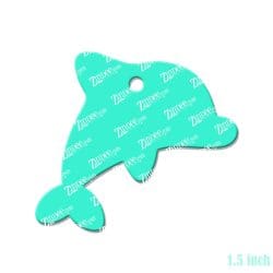 Alternative view of Dolphin Baby Acrylic Blank- Sticker- UV DTF (1.5 inch)
