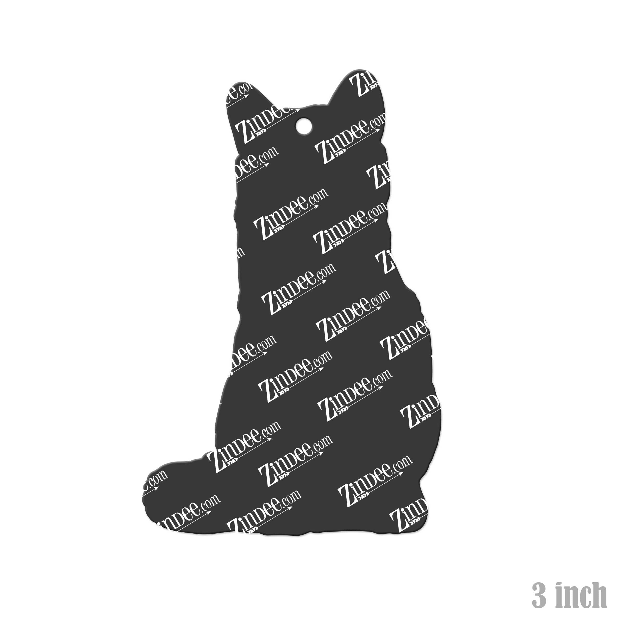 Short Hair Cat acrylic blank (3 inch)