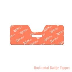 Double Tab Badge Topper (Horizontal) (lightweight acrylic)