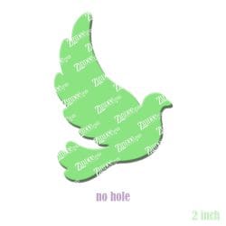 Dove acrylic blank (2 inch) NO HOLE