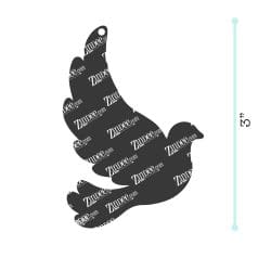 Dove acrylic blank (3 inch)