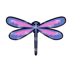 Dragonfly – Acrylic Keychain Blank (3") | Optional Sticker or UV DTF