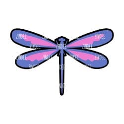 Dragonfly Acrylic Blank- Sticker- UV DTF (1.5 inch)