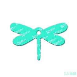 Alternative view of Dragonfly Acrylic Blank- Sticker- UV DTF (1.5 inch)