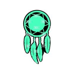 Alternative view of Dreamcatcher acrylic blank (3 inch)