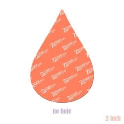 Droplet 2 inch (lightweight acrylic) NO HOLE