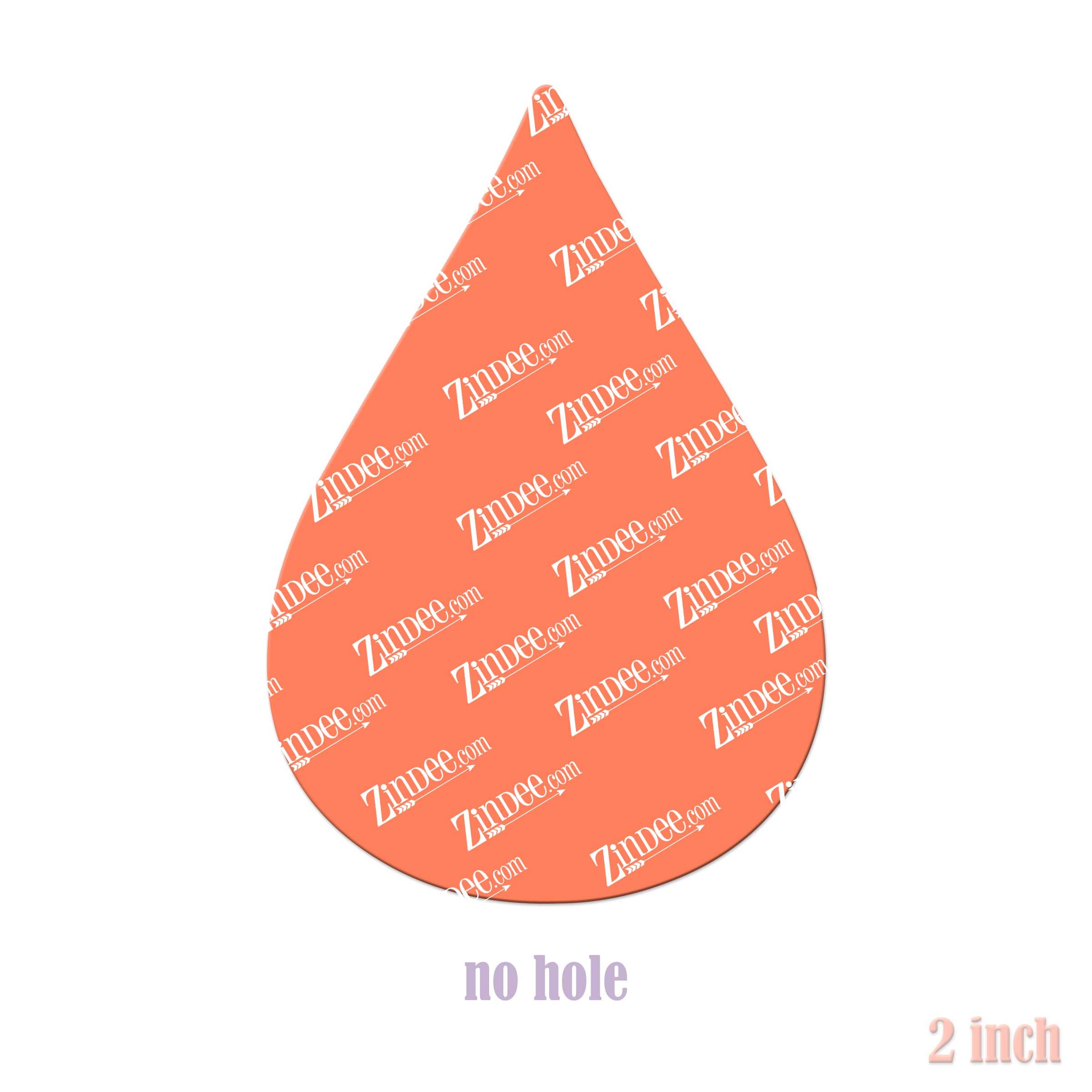 Droplet 2 inch (lightweight acrylic) NO HOLE