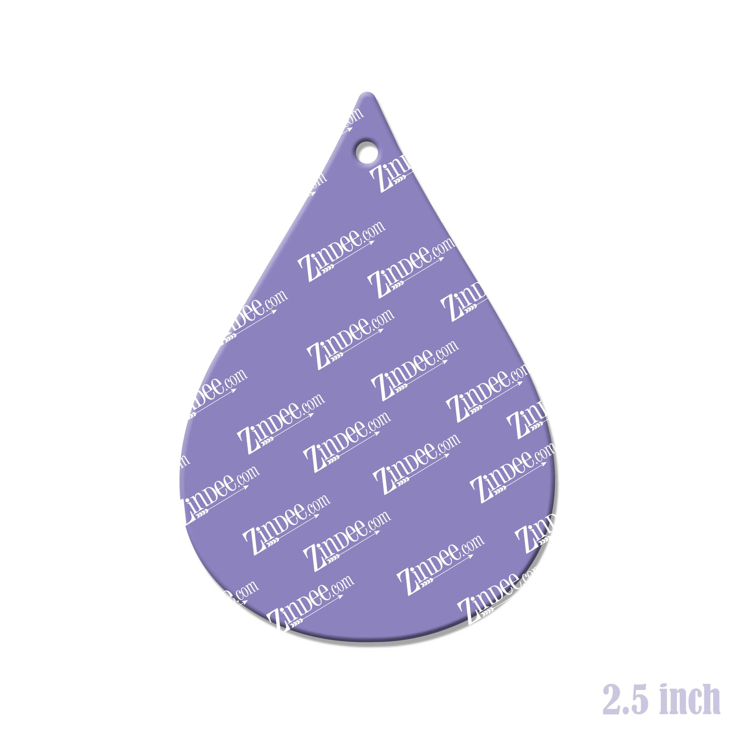 Droplet Acrylic Blank- Sticker- UV DTF (2.5 inch)
