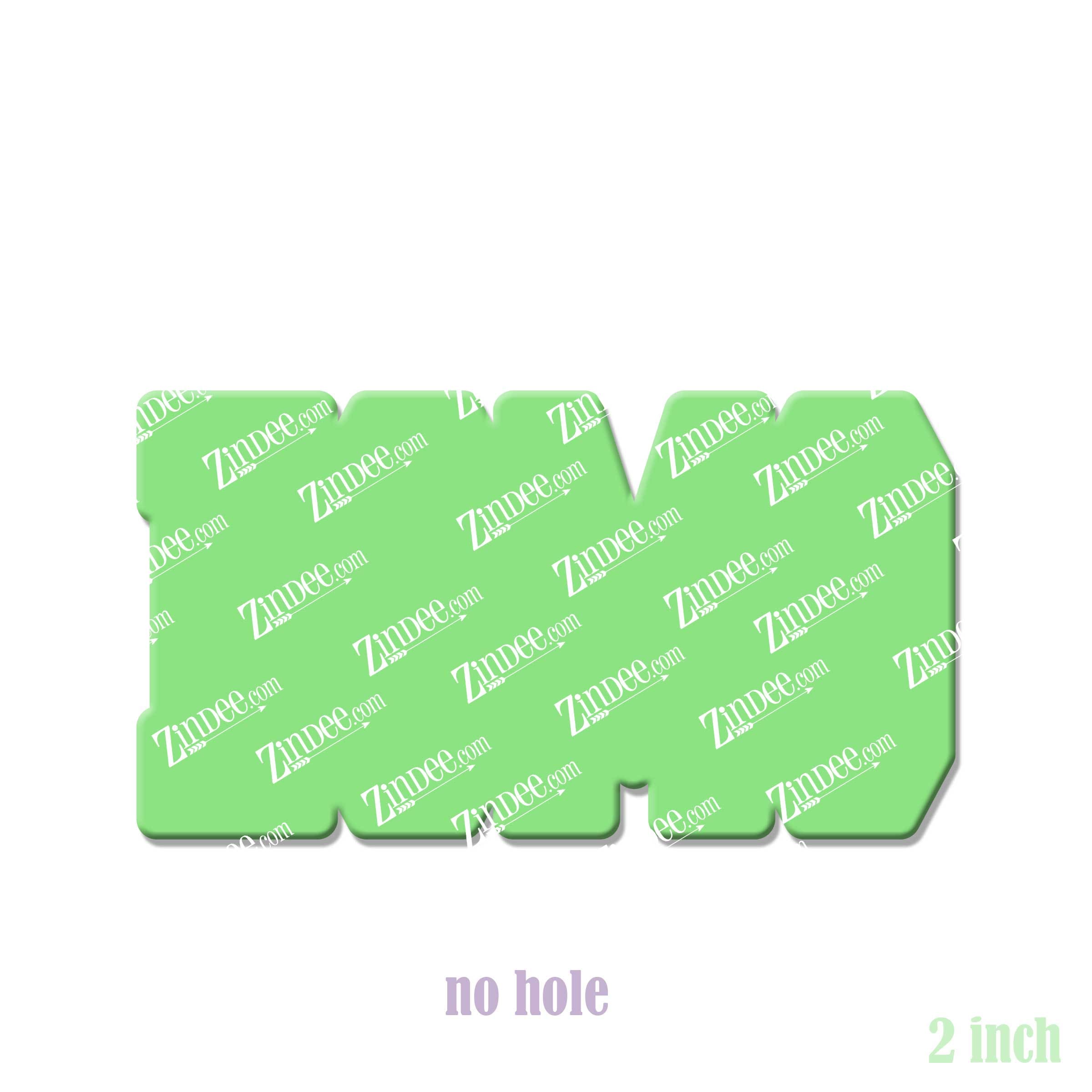 Alternative view of ECMO Acrylic Blank- Sticker- UV DTF (2 inch) NO HOLE