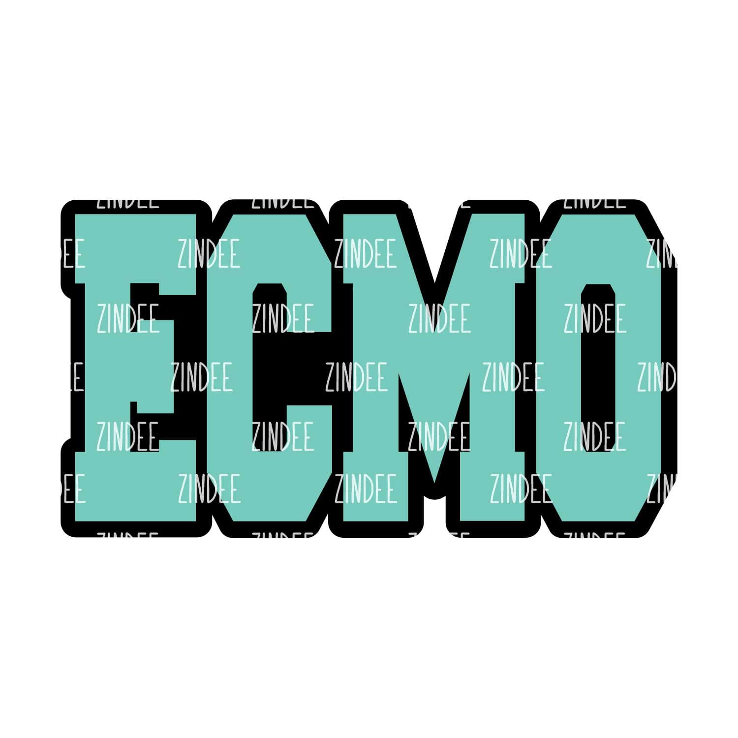 ECMO Acrylic Blank- Sticker- UV DTF (2 inch) NO HOLE