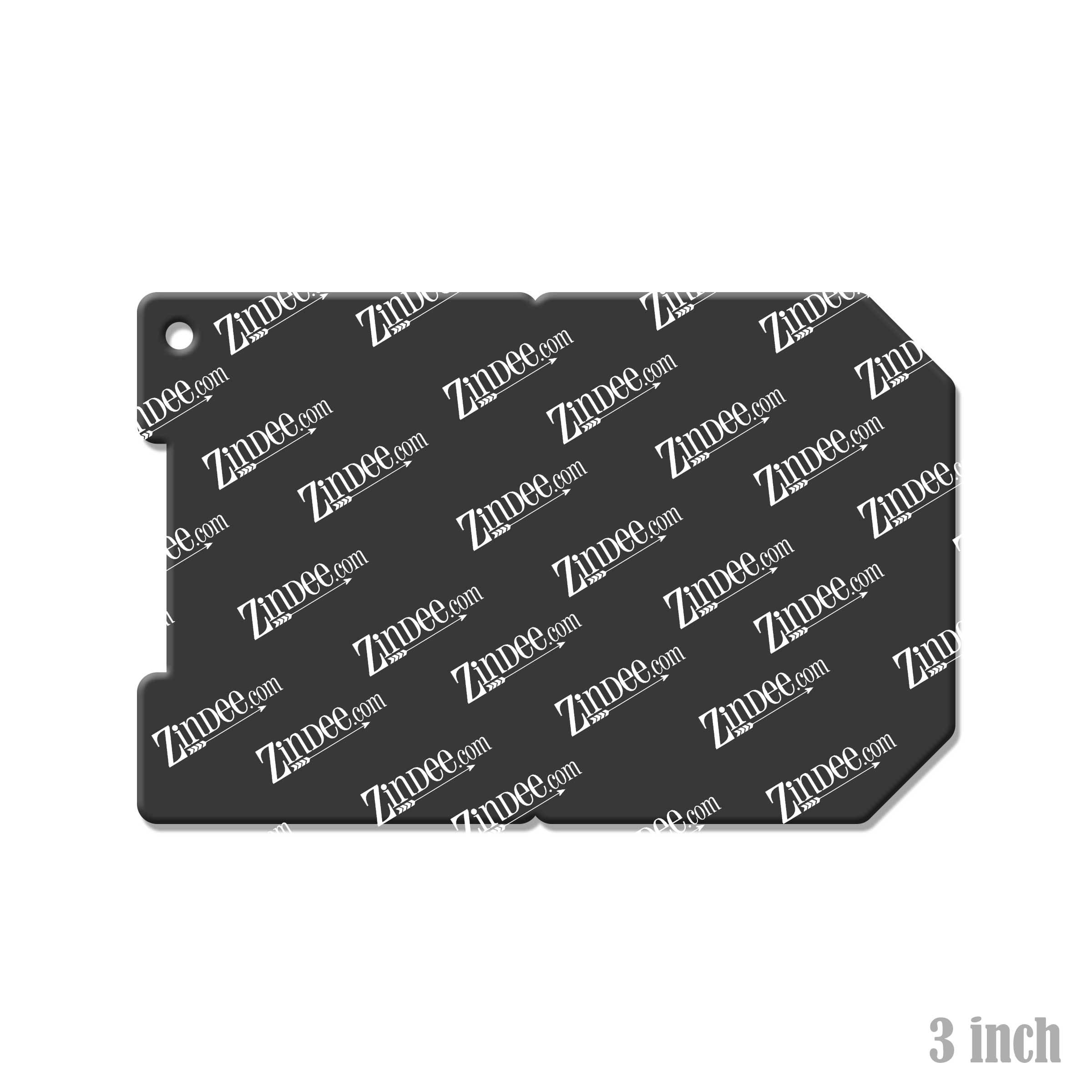 ED acrylic blank (3 inch) (5 piece minimum)