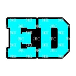 ED – Acrylic Badge Reel Blank (2") No Hole | Optional Sticker or UV DTF