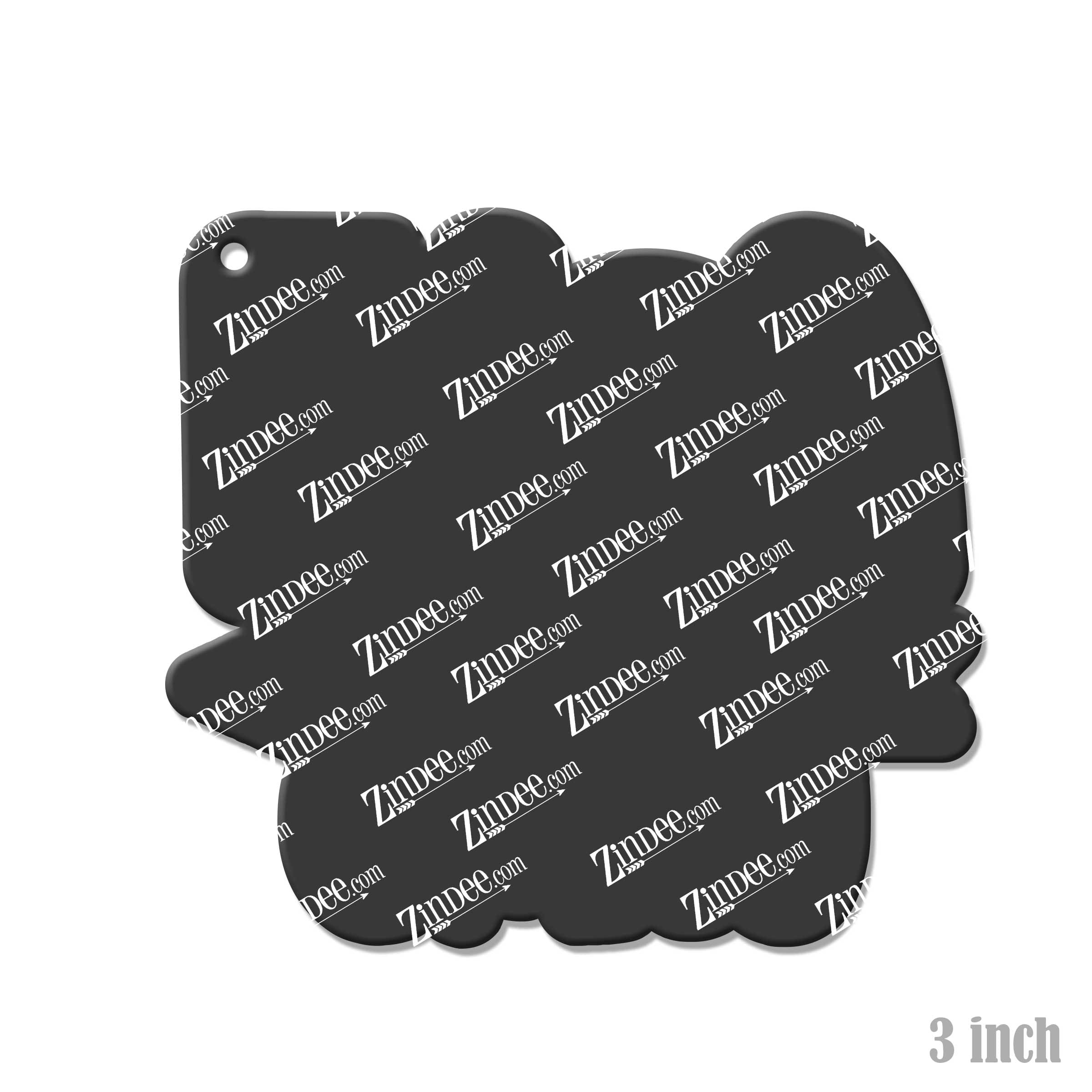 ELA Crew acrylic blank (3 inch) (5 piece minimum)