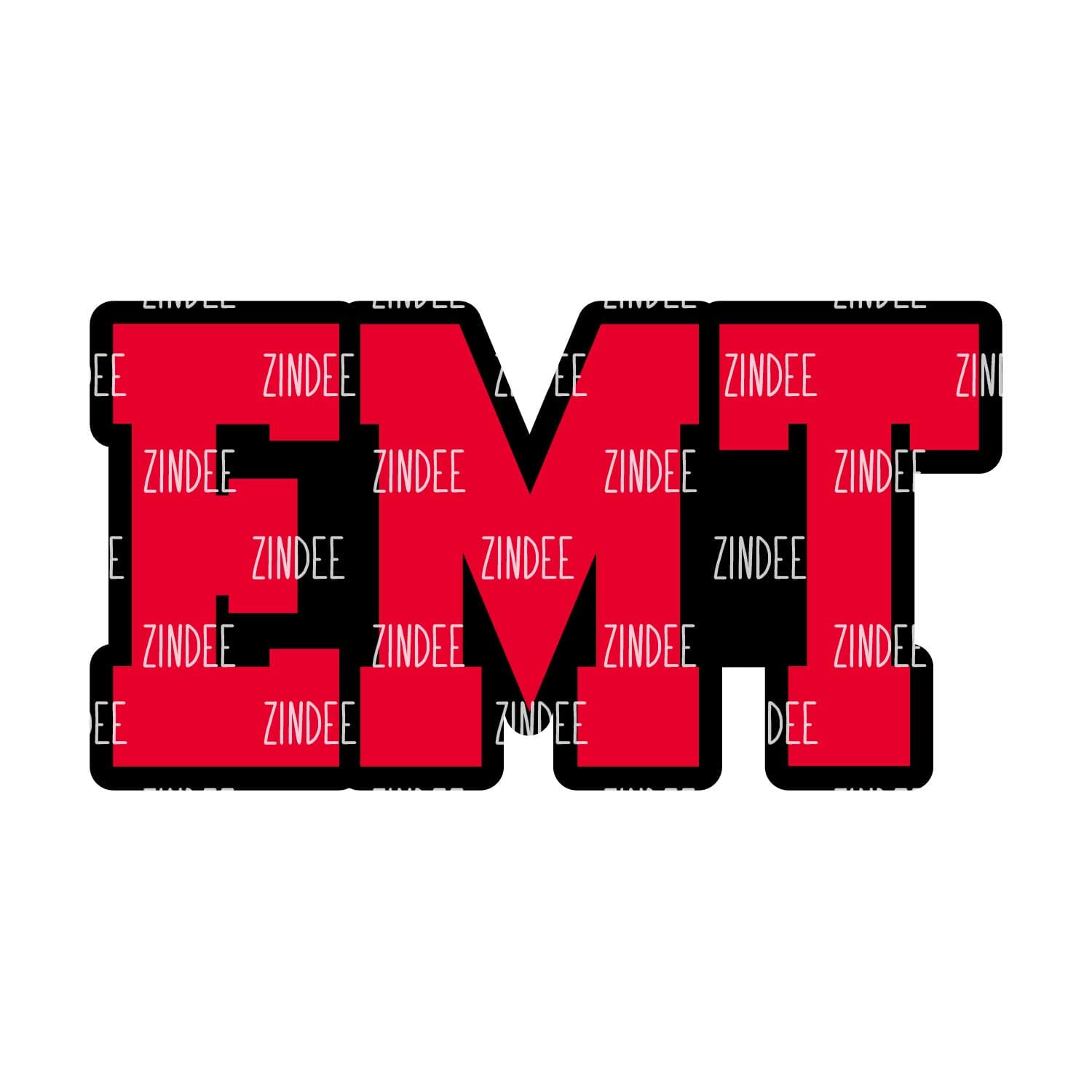 EMT Acrylic Blank- Sticker- UV DTF (2 inch) NO HOLE