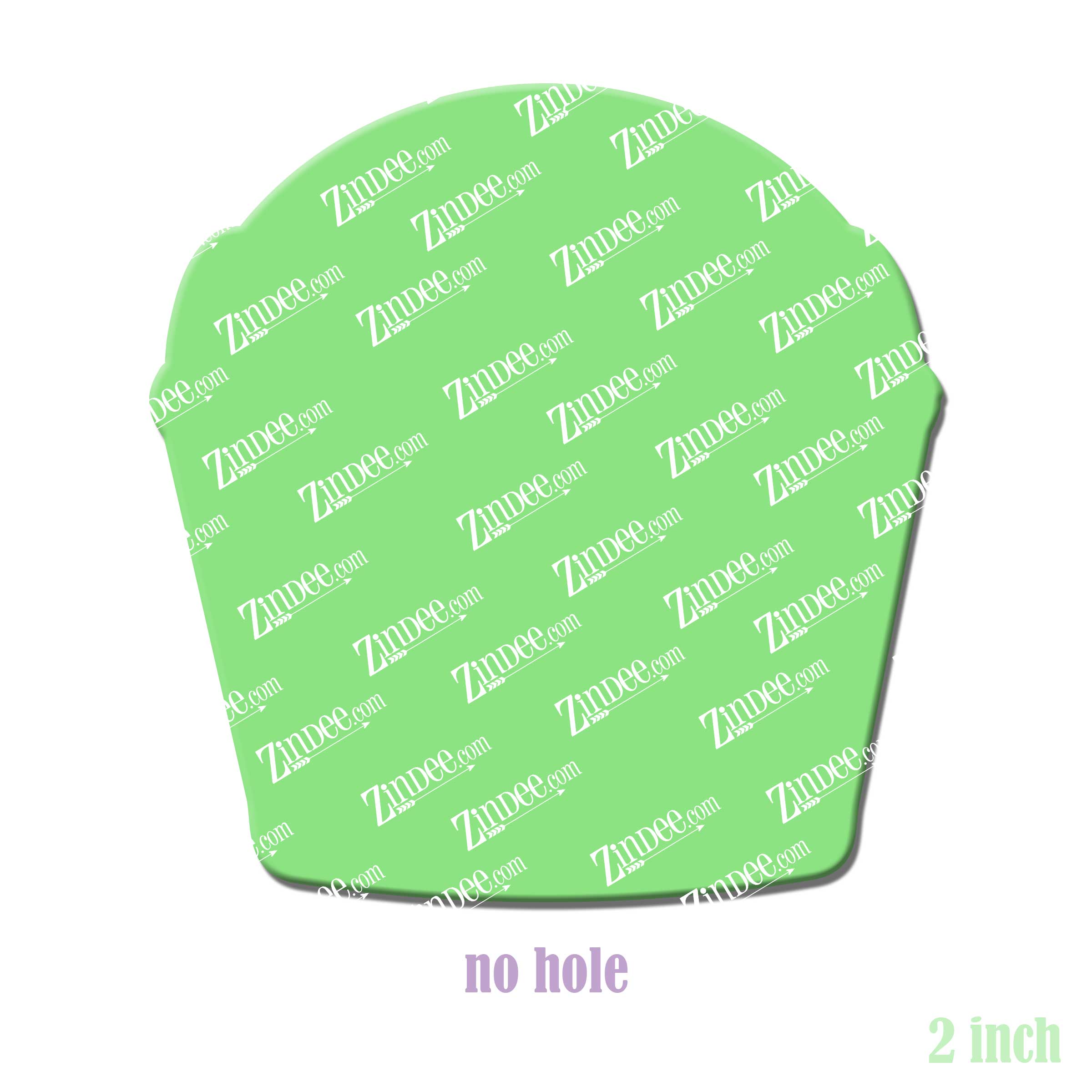 Alternative view of Easter Basket Acrylic Blank- Sticker- UV DTF (2 inch) NO HOLE