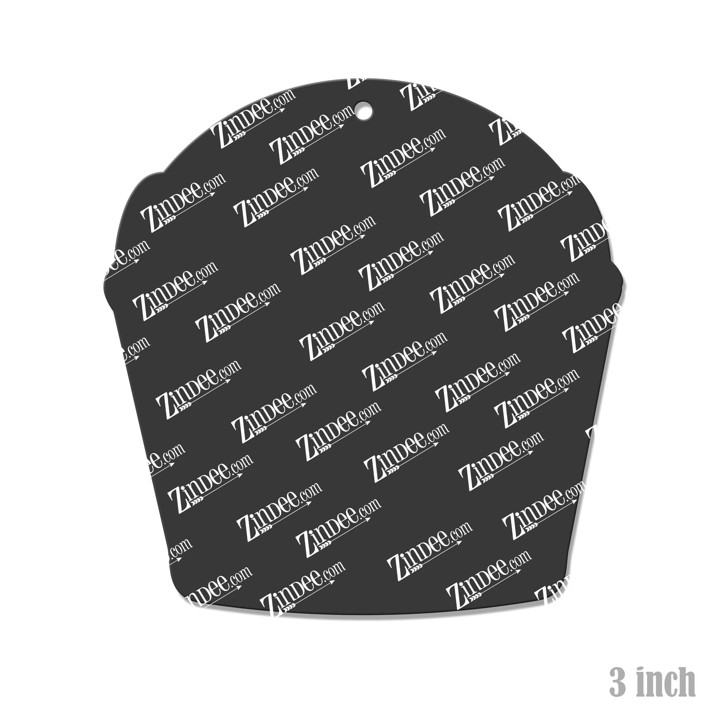 Alternative view of Easter Basket Acrylic Blank- Sticker- UV DTF (3 inch)