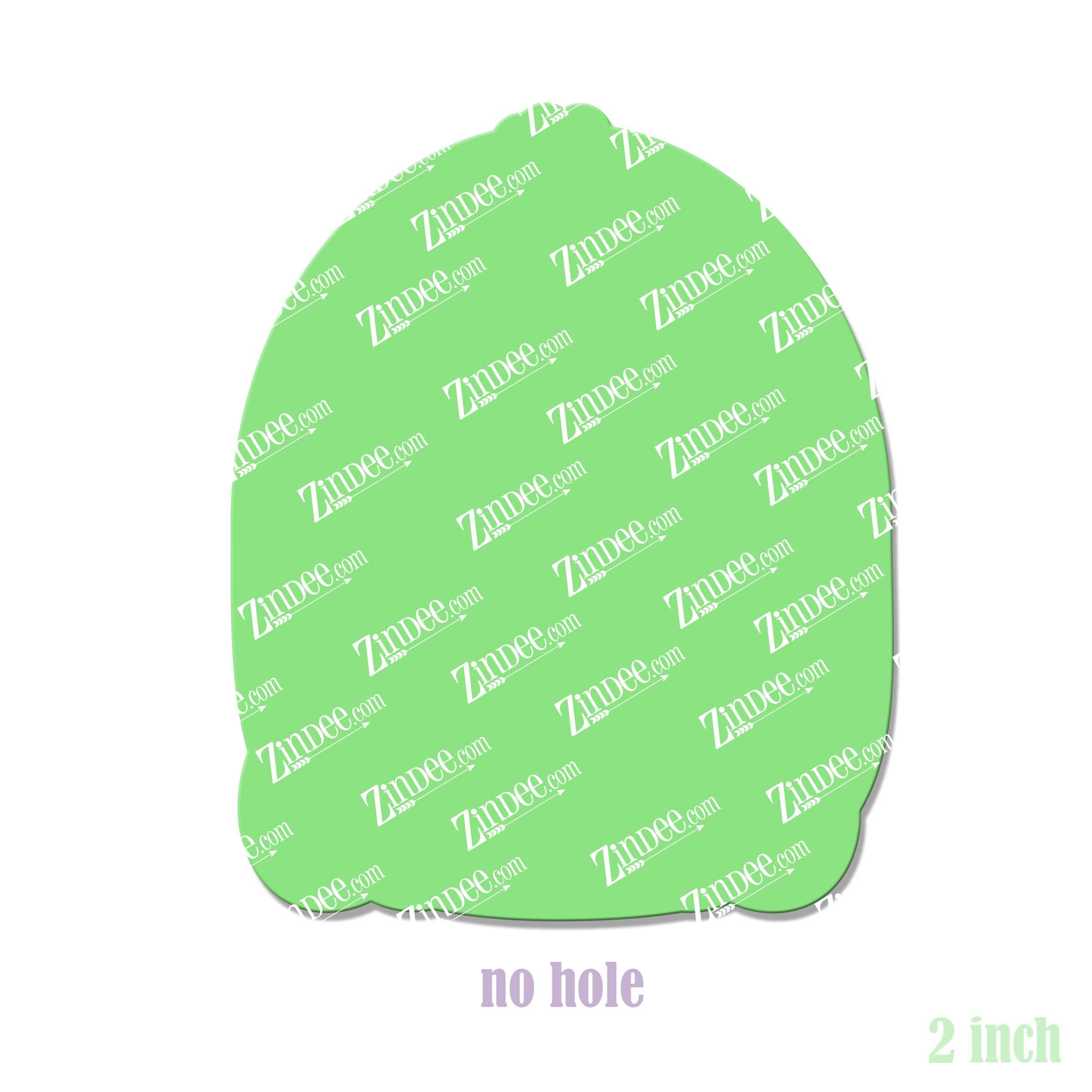 Alternative view of Easter Basket with Chick Acrylic Blank- Sticker- UV DTF (2 inch) NO HOLE