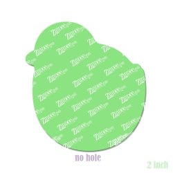 Alternative view of Easter Chick – Acrylic Badge Reel Blank (2") No Hole | Optional Sticker or UV DTF