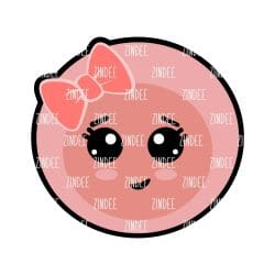 Egg Fertility – Mini Acrylic Charm Blank (1.5") | Optional Sticker or UV DTF