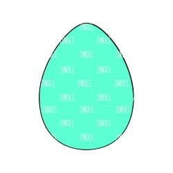 Alternative view of Egg acrylic blank (5 inch)