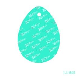 Alternative view of Egg Acrylic Blank- Sticker- UV DTF (1.5 inch)