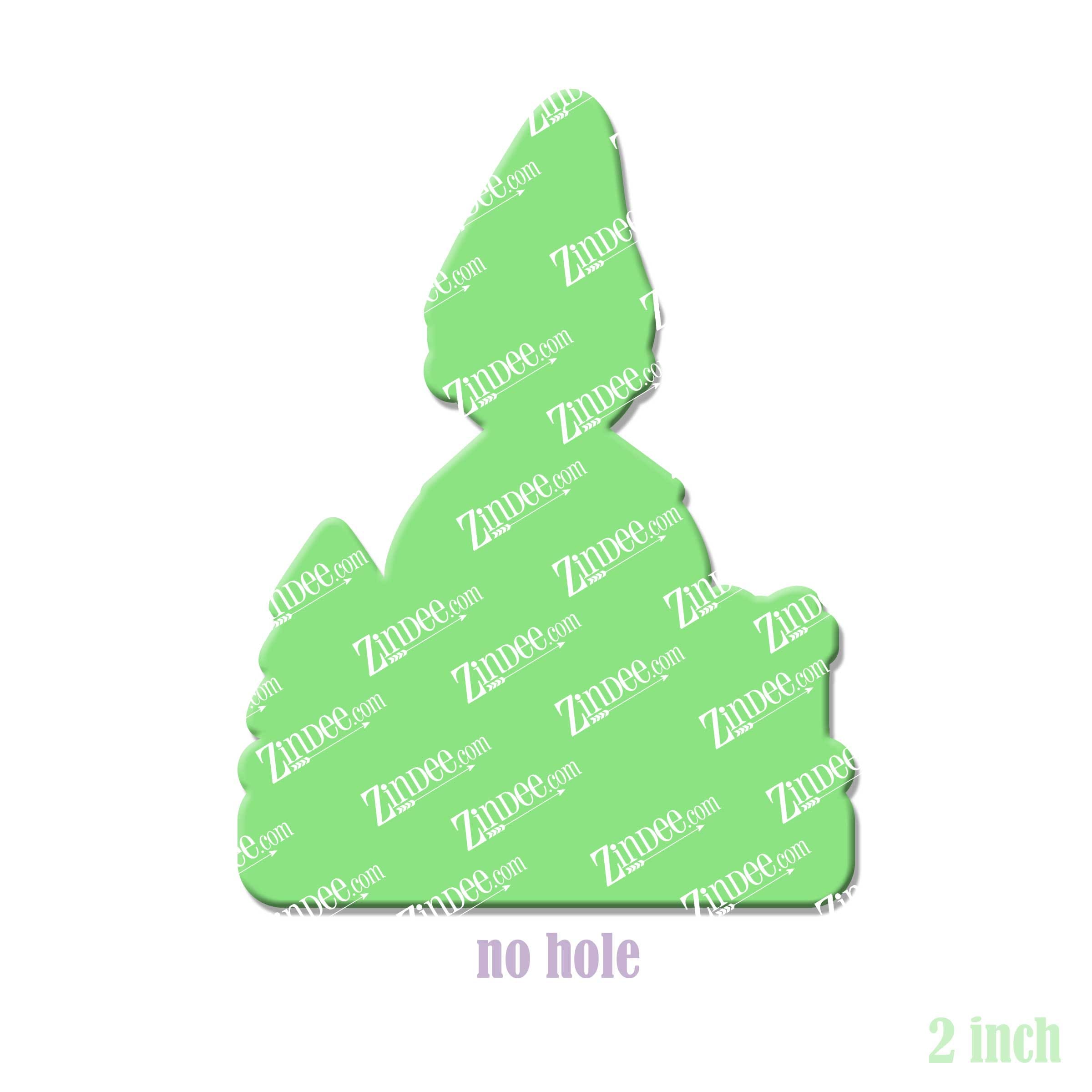 Alternative view of Elf with Space Acrylic Blank- Sticker- UV DTF (2 inch) NO HOLE