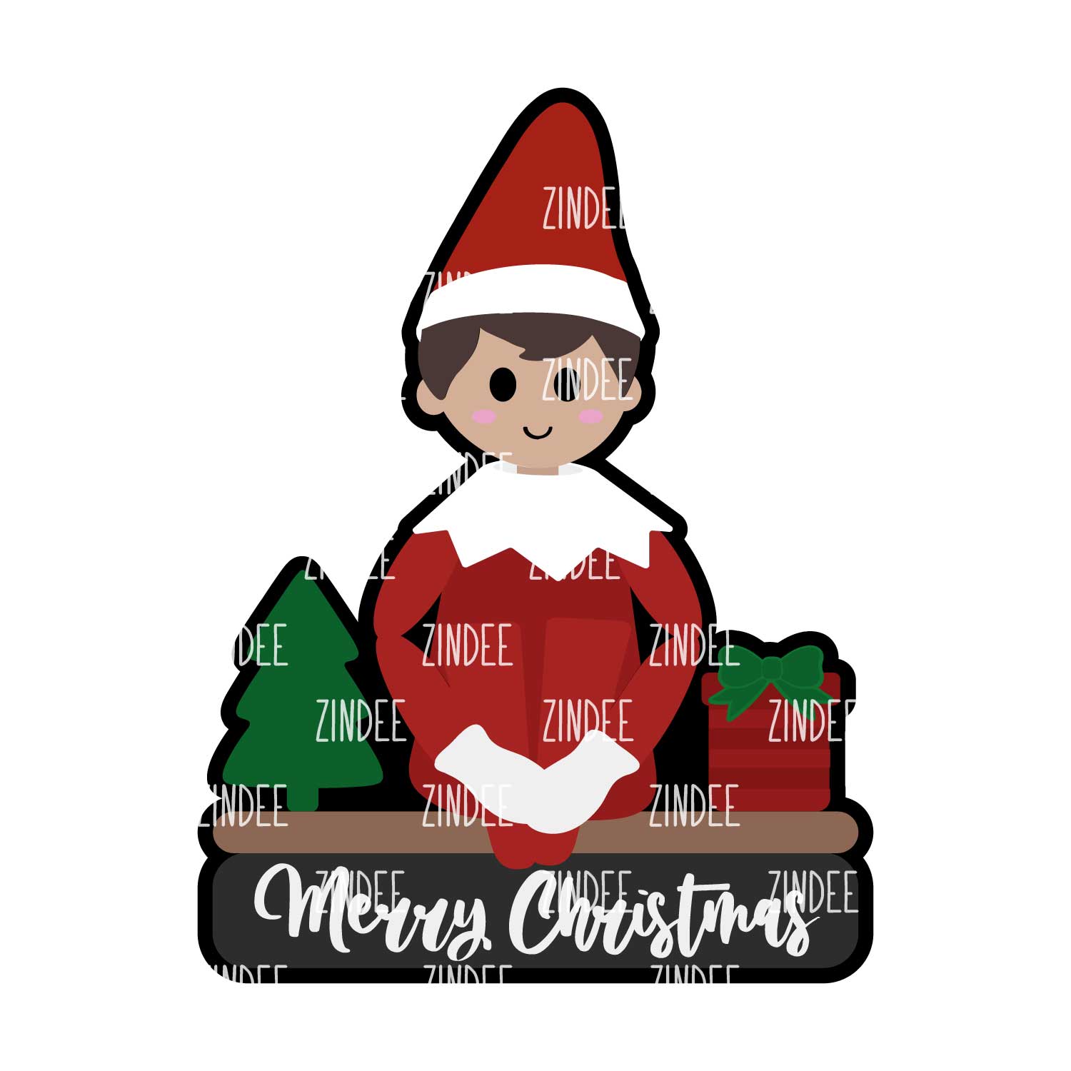 Elf with Space acrylic blank (5 inch)