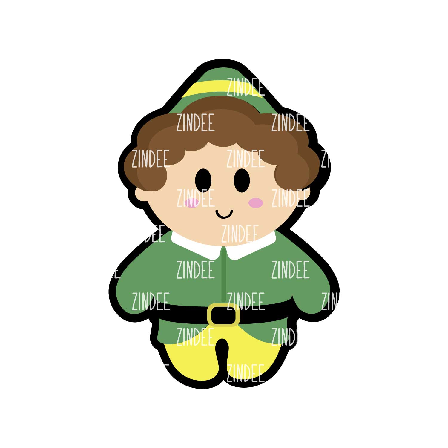 Elf Acrylic Blank- Sticker- UV DTF (3 inch)