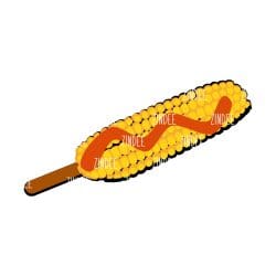 Alternative view of Elote Corn on Stick acrylic blank (3 inch)