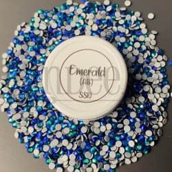 Emerald AB Hotfix Rhinestone ss10 (machine cut) 10 Gross