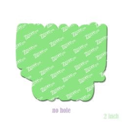 Alternative view of English Crew – Acrylic Badge Reel Blank (2") No Hole | Optional Sticker or UV DTF