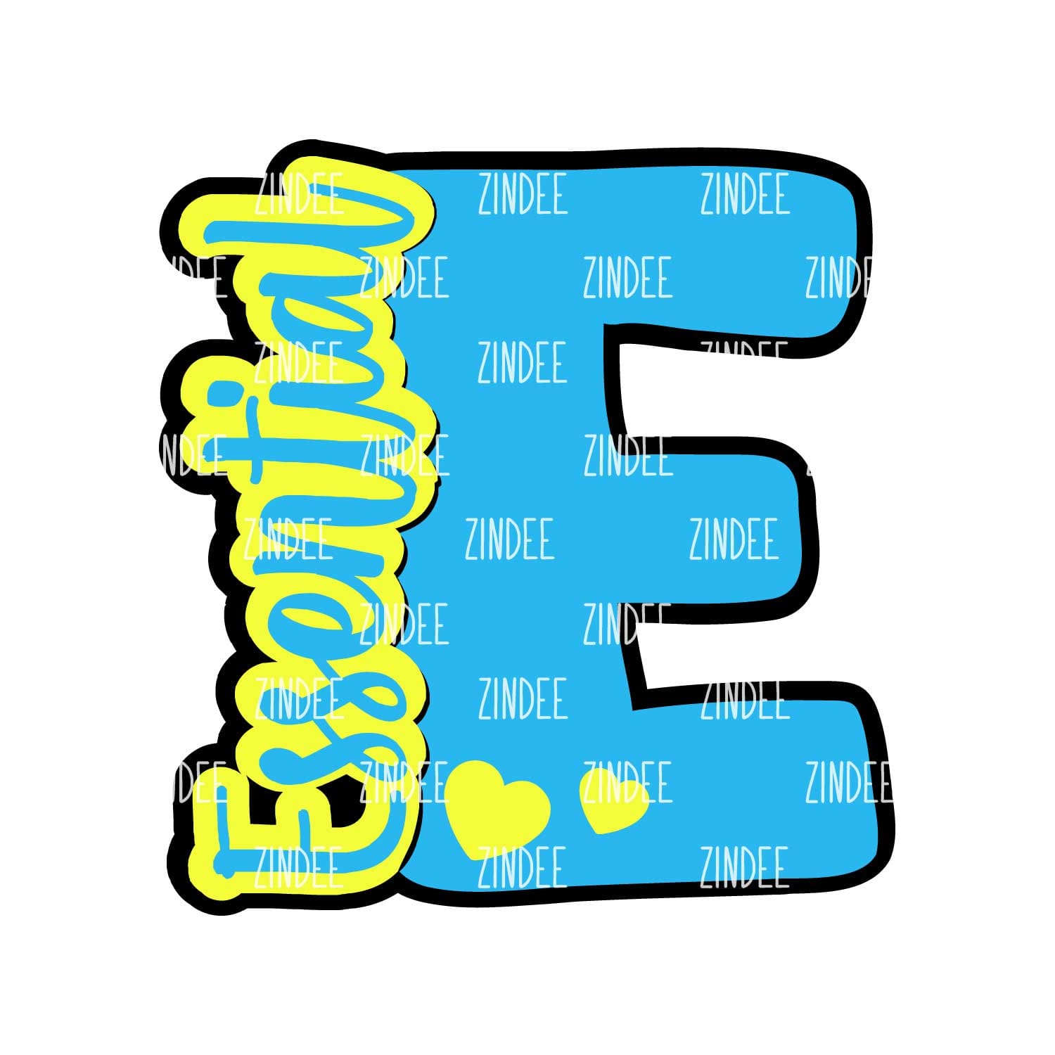 Alternative view of Essential Monogram acrylic blank (3 inch)