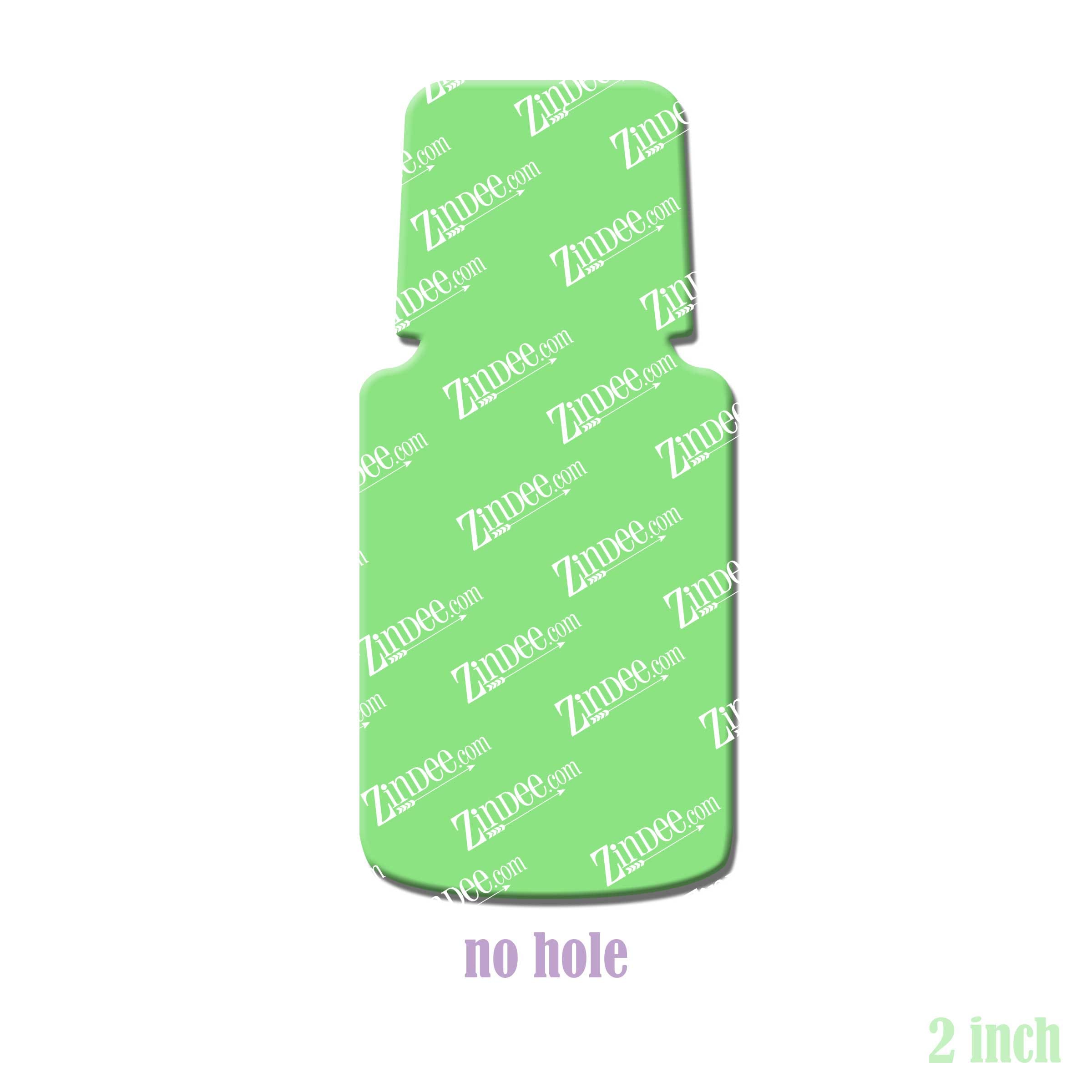 Essential Oil Bottle acrylic blank (2 inch) NO HOLE