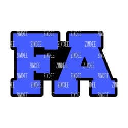 Alternative view of FA Acrylic Blank- Sticker- UV DTF (2 inch) NO HOLE (5 PIECE MINIMUM)