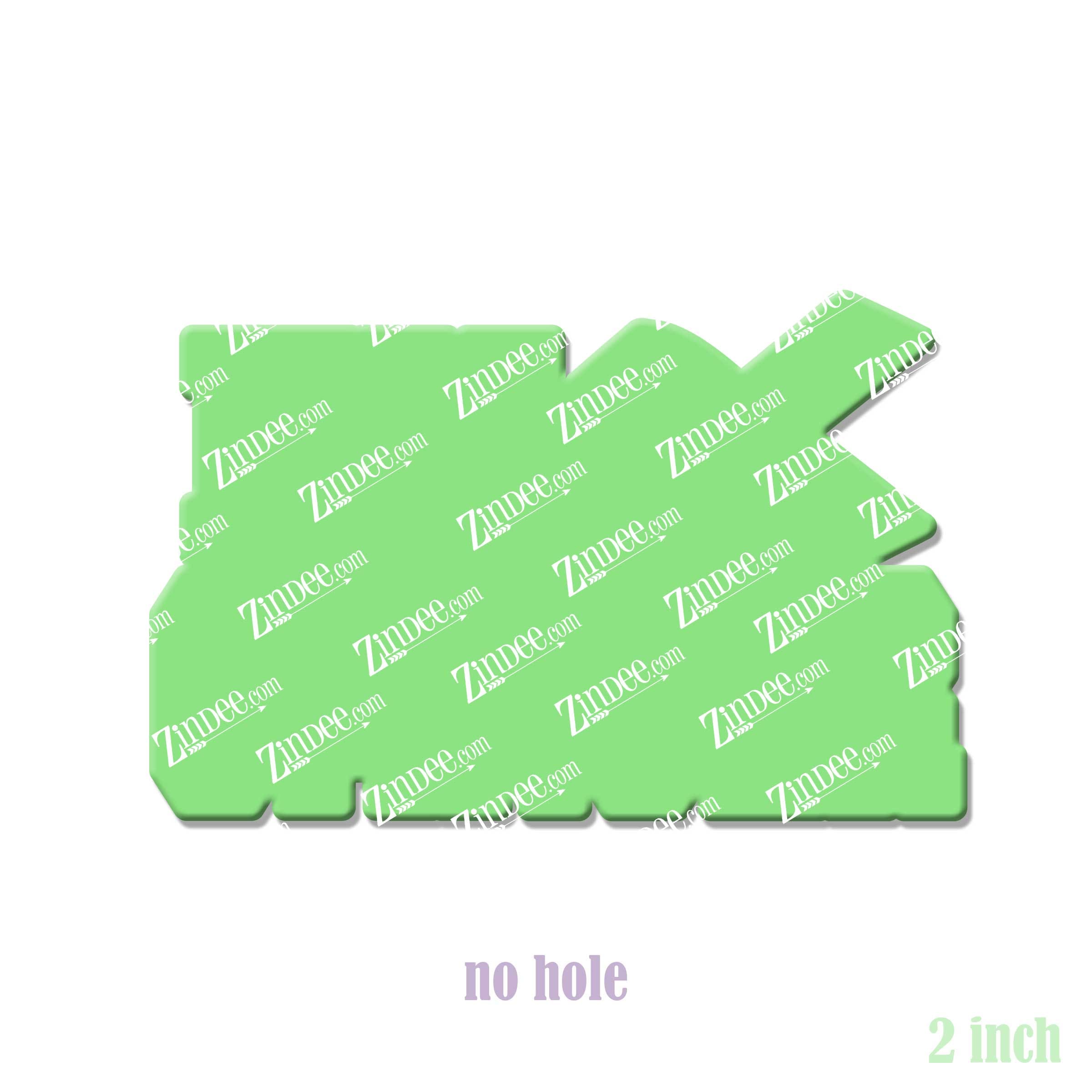 Alternative view of FU Cancer Acrylic Blank- Sticker- UV DTF (2 inch) NO HOLE