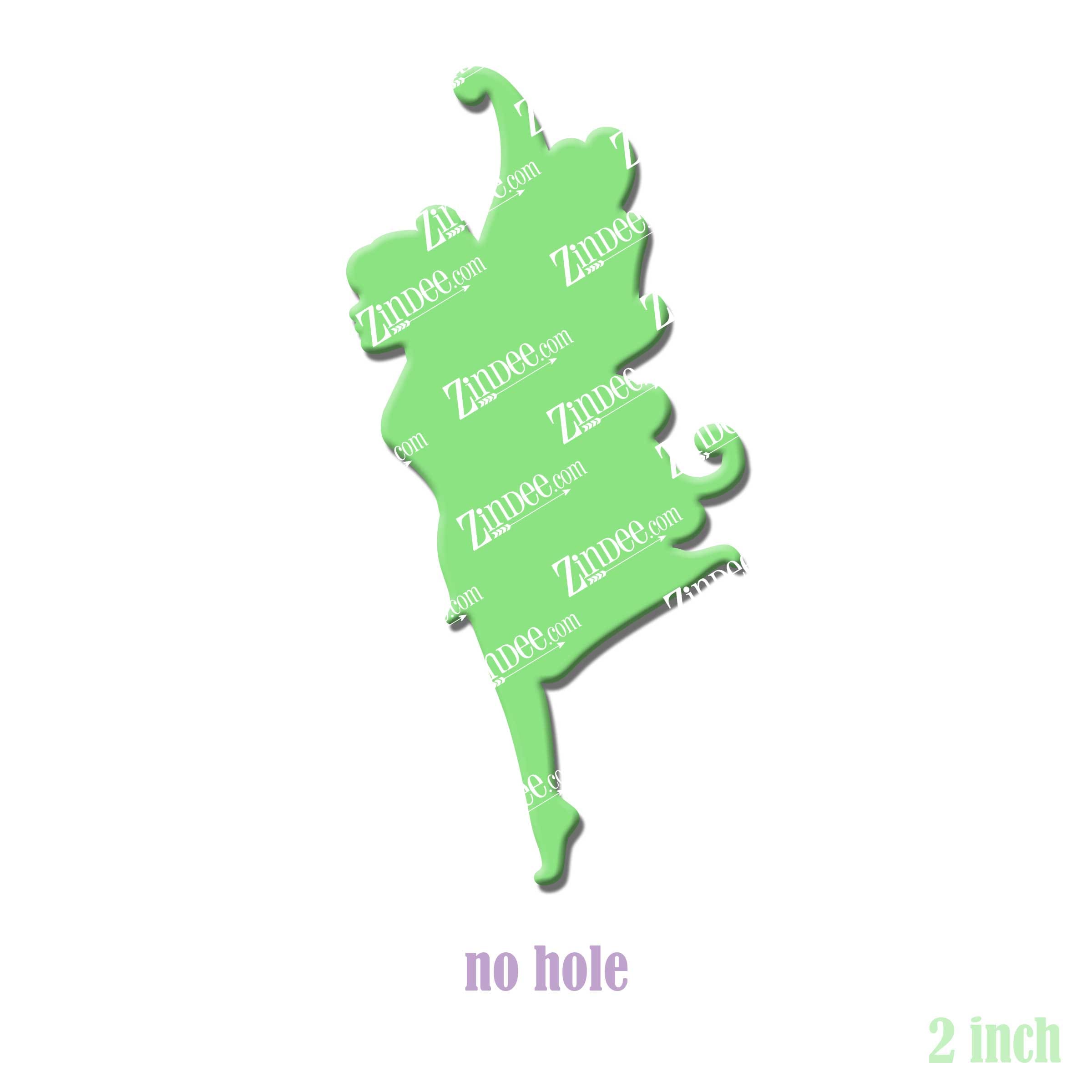 Fairy acrylic blank (2 inch) NO HOLE