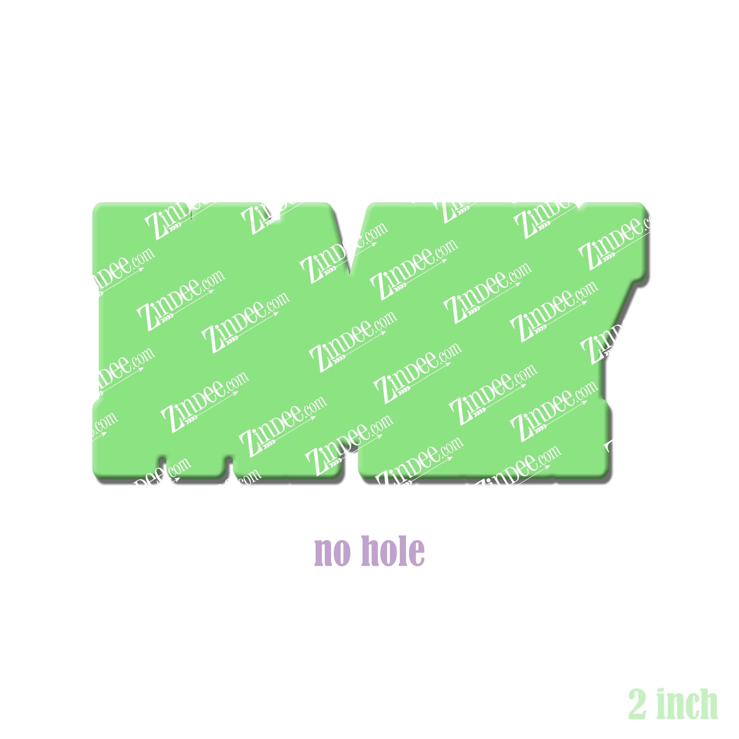 Family (word) acrylic blank (2 inch) NO HOLE (5 piece minimum)