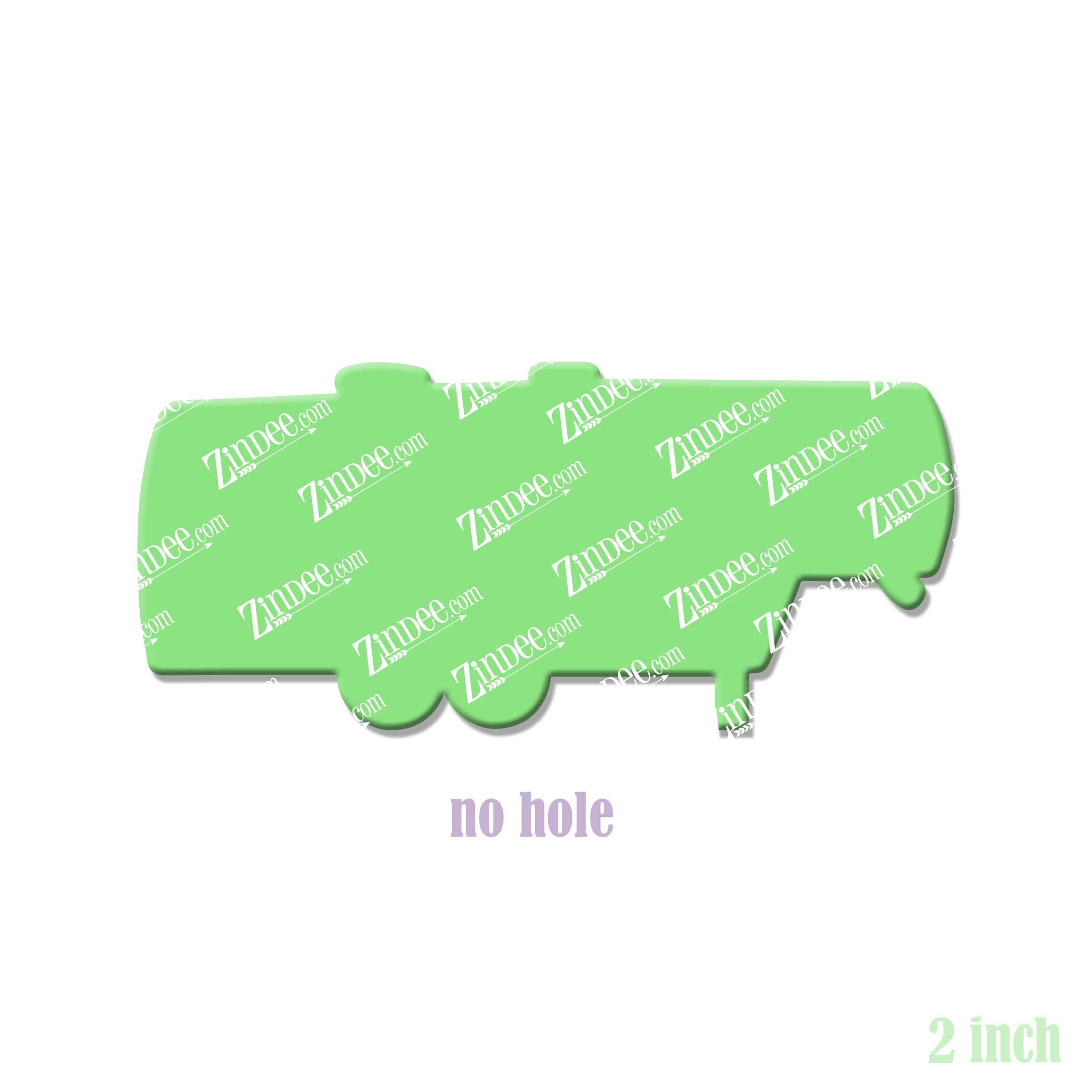 Fifth Wheel Camper acrylic blank (2 inch) NO HOLE (5 piece minimum)