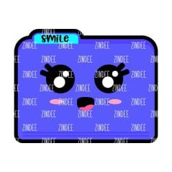 File Folder Acrylic Blank- Sticker- UV DTF (1.5 inch)