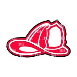 Fire Fighter Helmet – Acrylic Badge Reel Blank (2") No Hole | Optional Sticker or UV DTF