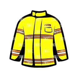 Fire Fighter Jacket – Acrylic Badge Reel Blank (2") No Hole | Optional Sticker or UV DTF