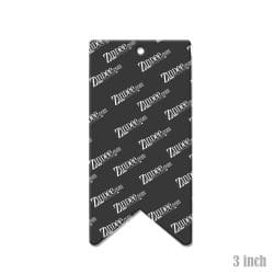 Alternative view of Flag Bunting (shorter version) – Acrylic Keychain Blank (3") | Optional Sticker or UV DTF