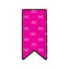 Flag Bunting (shorter version) – Acrylic Keychain Blank (3") | Optional Sticker or UV DTF