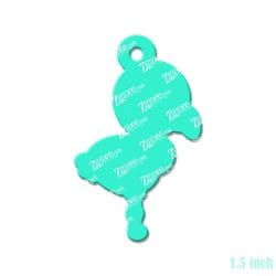 Alternative view of Flamingo Baby Acrylic Blank- Sticker- UV DTF (1.5 inch)