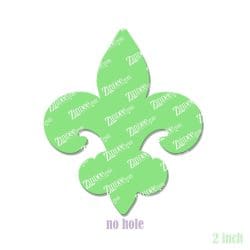 Alternative view of Fleur De Lis – Acrylic Badge Reel Blank (2") No Hole | Optional Sticker or UV DTF