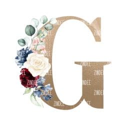 Floral Letter G (download)