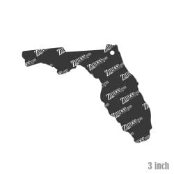 Alternative view of Florida – Acrylic Keychain Blank (3") | Optional Sticker or UV DTF